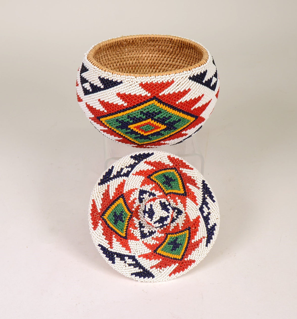 Paiute Beaded Basket