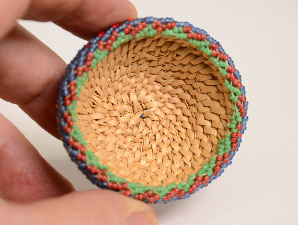 Fine Paiute Beaded Basket