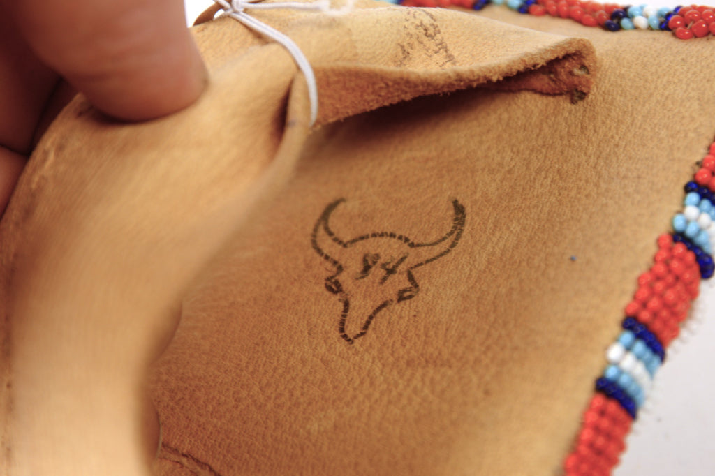 Plains Beaded Knife Scabbard Case