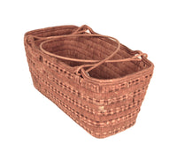 Thompson River Salish Rectangular Basket with 2 Handles