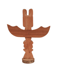 Coast Salish Miniature Thunderbird Totem