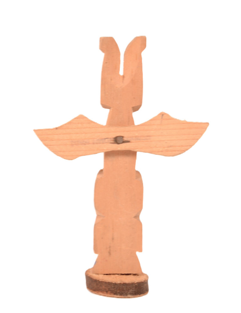 Coast Salish Miniature Thunderbird Totem