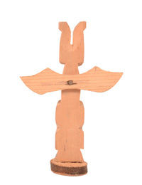 Coast Salish Miniature Thunderbird Totem