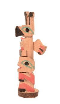 Coast Salish Miniature Thunderbird Totem
