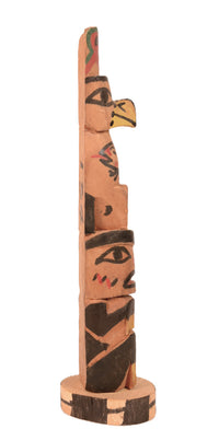Coast Salish Miniature Eagle Totem