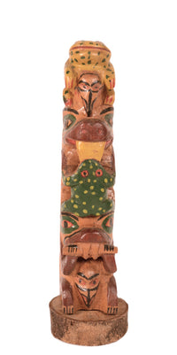 Coast Salish Miniature Totem