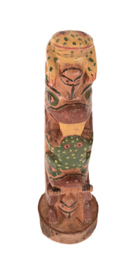 Coast Salish Miniature Totem