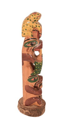 Coast Salish Miniature Totem
