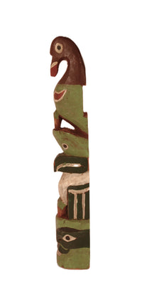 Nootka Miniature Thunderbird Totem