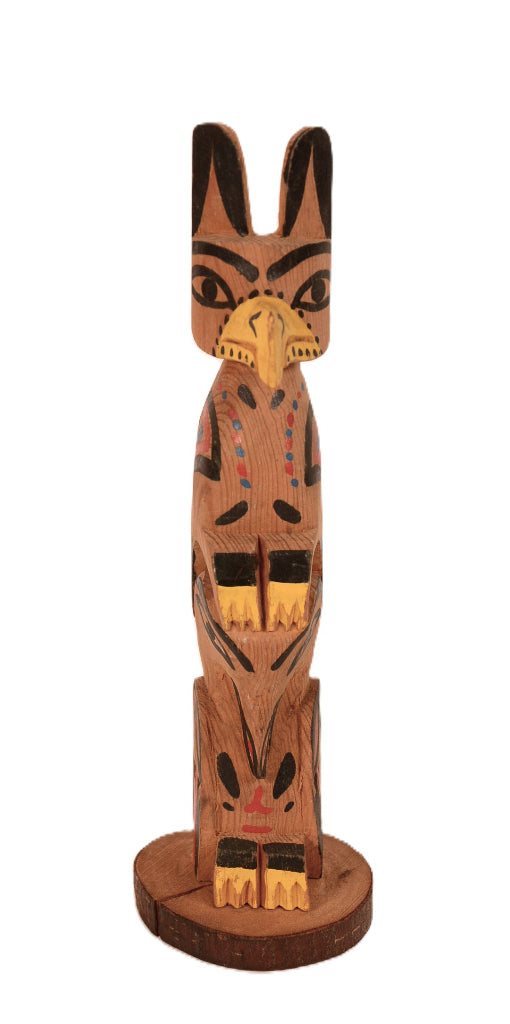 Coast Salish Miniature Totem