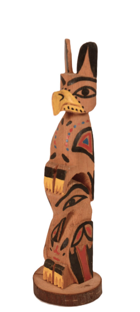 Coast Salish Miniature Totem