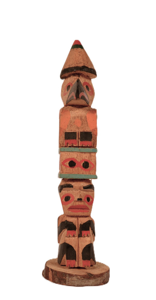 Alaskan Indian Miniature Totem