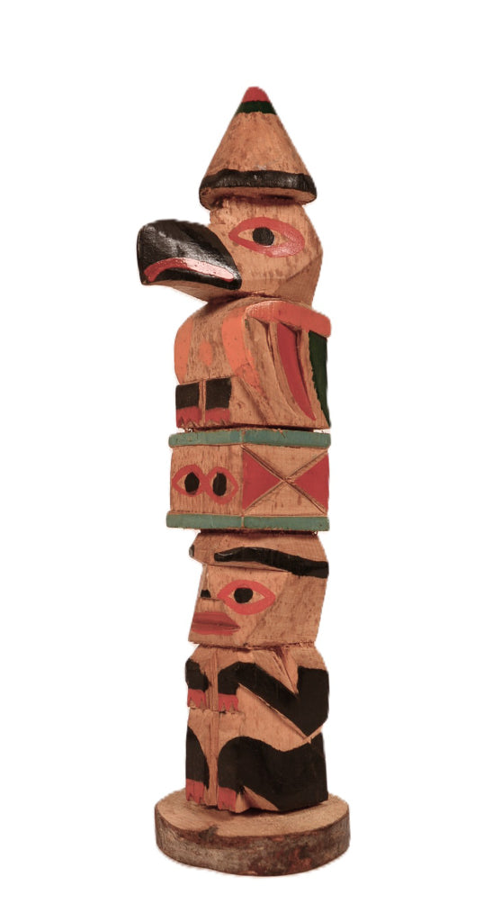Alaskan Indian Miniature Totem