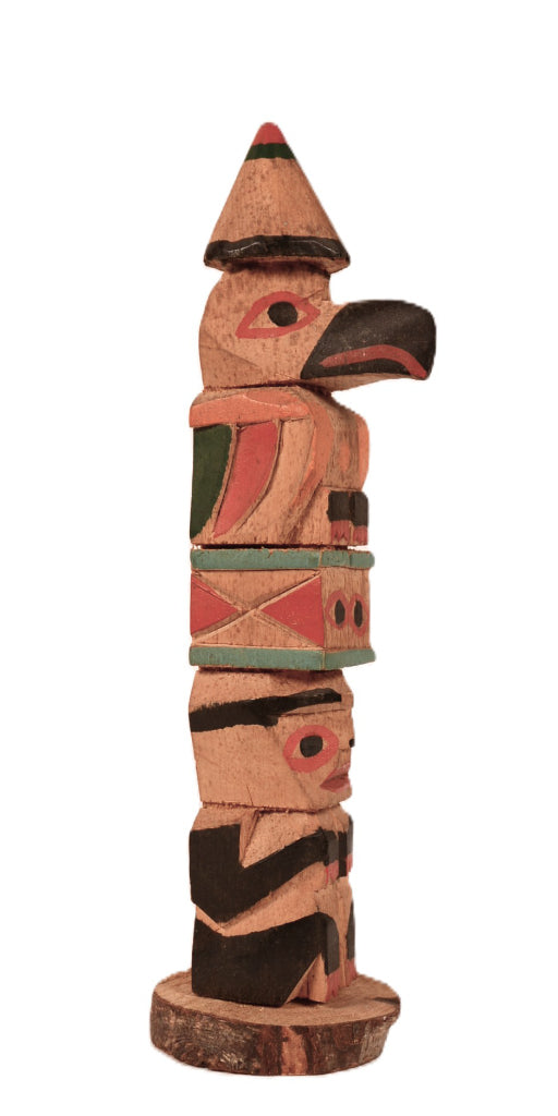 Alaskan Indian Miniature Totem