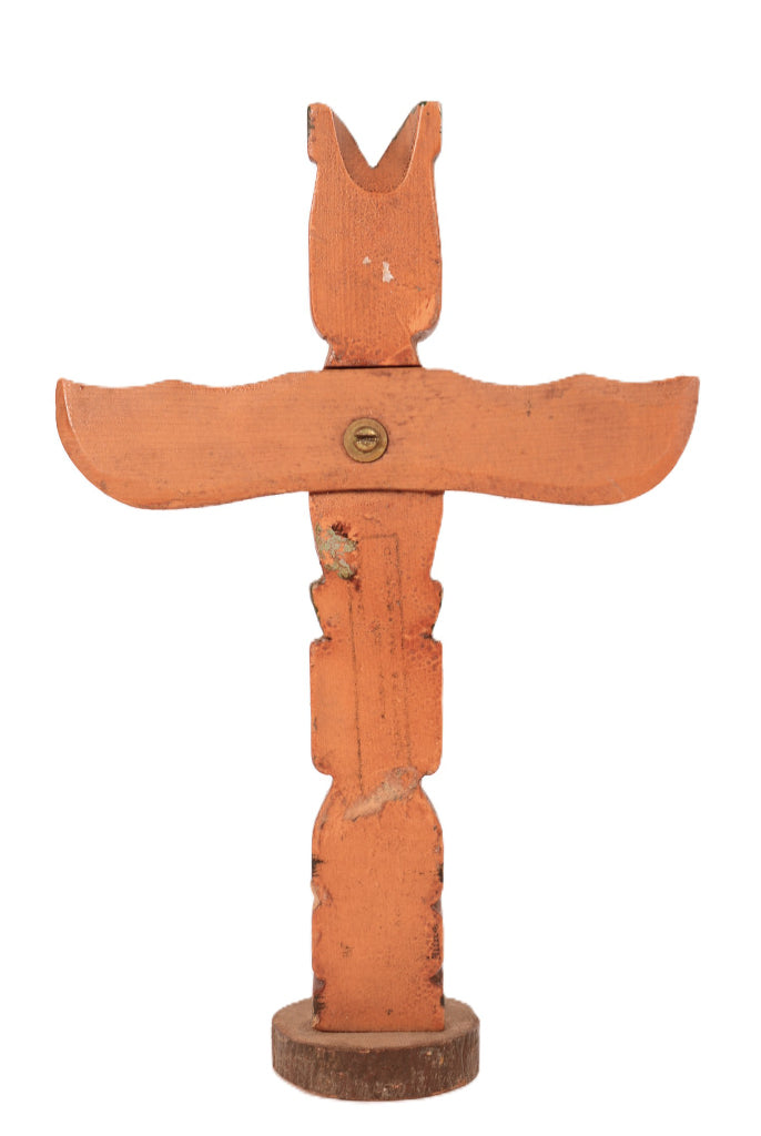 Coast Salish Miniature Thunderbird Totem