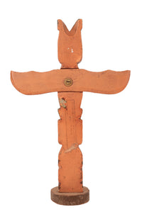 Coast Salish Miniature Thunderbird Totem
