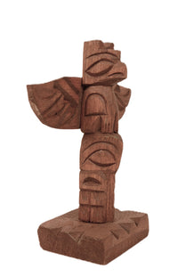 Coast Salish Miniature Thunderbird Totem