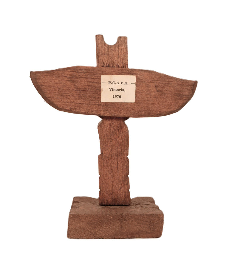 Coast Salish Miniature Thunderbird Totem