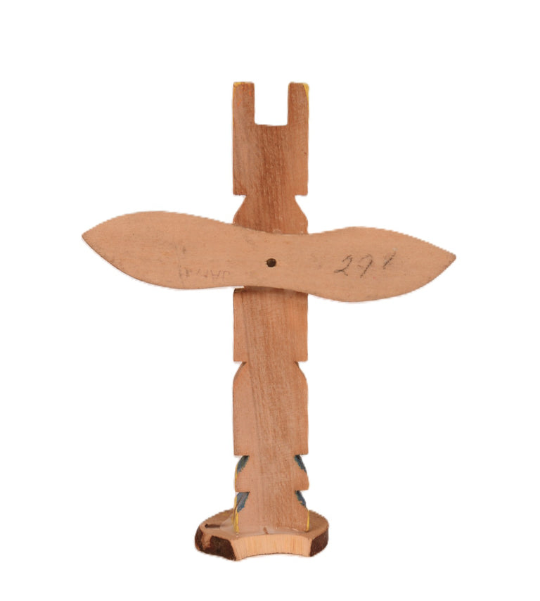Coast Salish Miniature Thunderbird Totem