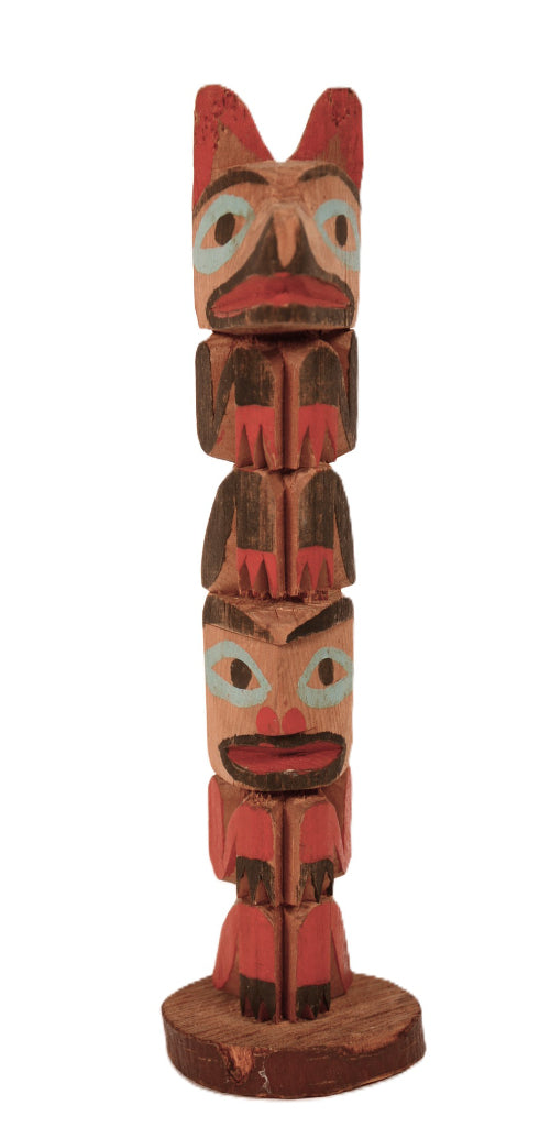 Coast Salish Miniature Totem