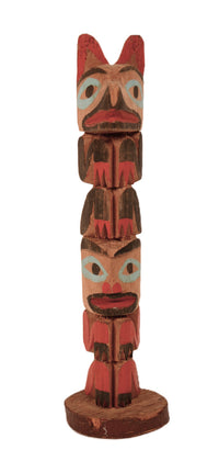 Coast Salish Miniature Totem