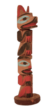 Coast Salish Miniature Totem