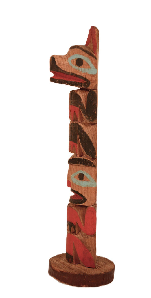 Coast Salish Miniature Totem
