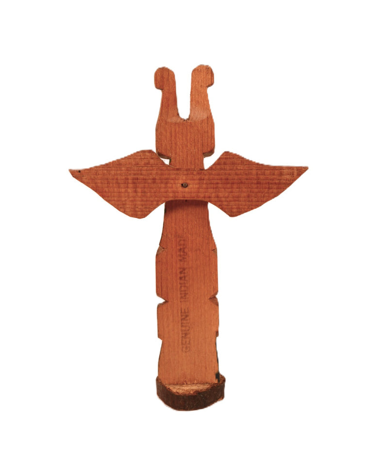 Coast Salish Miniature Thunderbird Totem