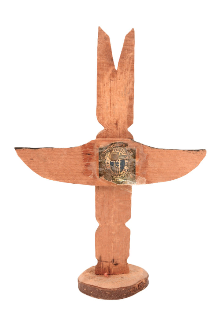 Coast Salish Miniature Thunderbird Totem