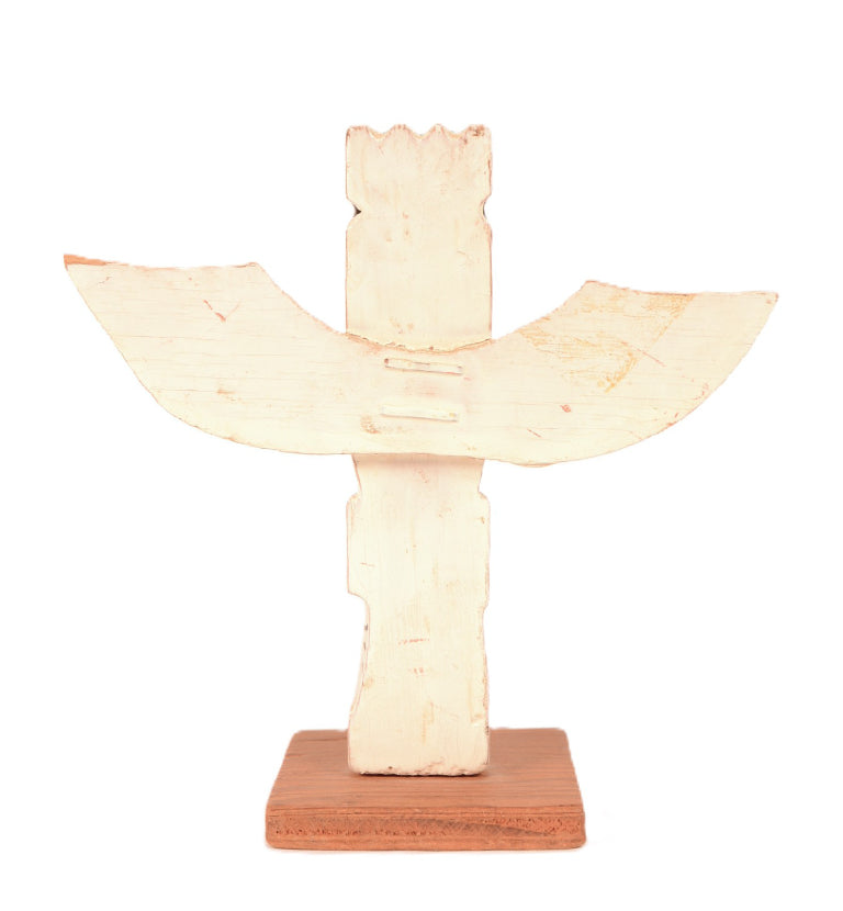 Coast Salish Miniature Thunderbird Totem