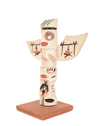 Coast Salish Miniature Thunderbird Totem