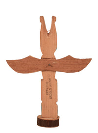 Coast Salish Miniature Thunderbird Totem