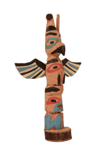 Coast Salish Miniature Thunderbird Totem