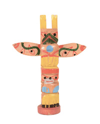 Coast Salish Miniature Thunderbird Totem