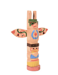 Coast Salish Miniature Thunderbird Totem