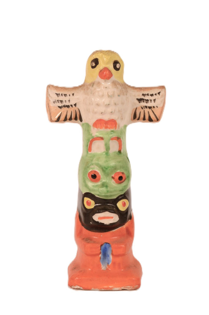 Ceramic Bird/Frog/Bear Totem Pepper Shaker