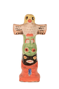 Ceramic Bird/Frog/Bear Totem Pepper Shaker