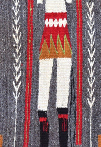 Antique Navajo Male Figure Yei Rug