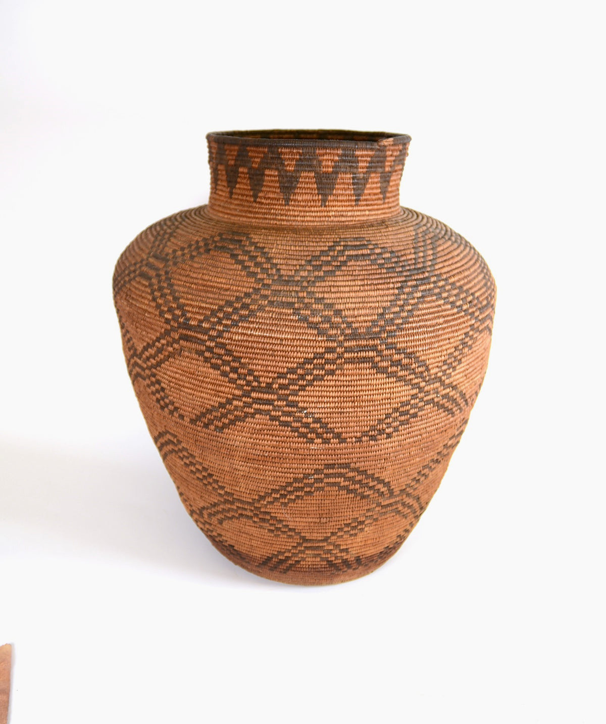 Antique Apache Olla Basketry