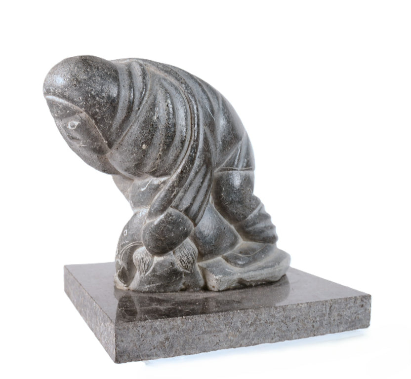 Inuit Eskimo Soapstone Figure