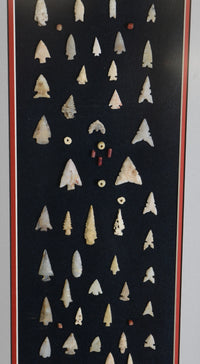 Earl Man Columbia River Artifacts: 53 Points with beads