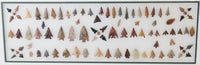 Earl Man Columbia River Artifacts: 85 Points with 5 Beads