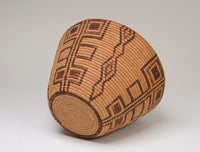 Fine Antique Panamint Polychrome Bottleneck Basket