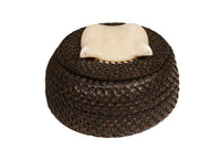 Eskimo Baleen Basket by  Eunice Hank, Iñupiat [Point Hope]