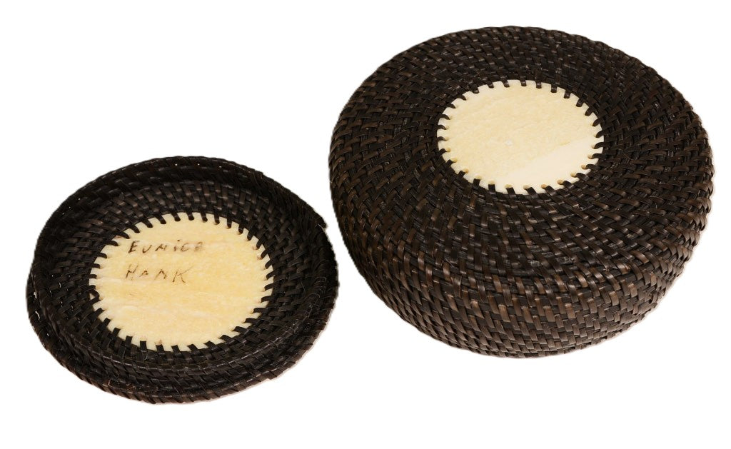 Eskimo Baleen Basket by  Eunice Hank, Iñupiat [Point Hope]