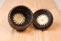 Eskimo Baskets: Baleen with Ivory Whale Tail by John Long