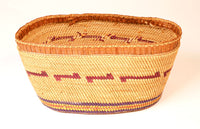 Handsome Nootka Indian Oval Basket without lid by Frances Williams (1919 - 1996)