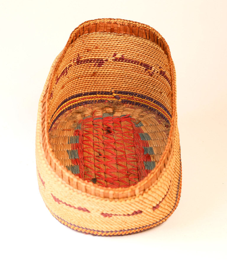 Handsome Nootka Indian Oval Basket without lid by Frances Williams (1919 - 1996)