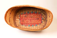 Handsome Nootka Indian Oval Basket without lid by Frances Williams (1919 - 1996)