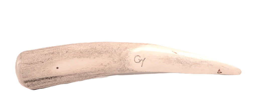 Coast Salish Scrimshaw Antler Letter Opener By GY